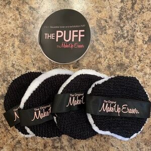 NEW The Original Makeup Eraser The Puff  4ct Reusable Toner And Exfoliation Pad